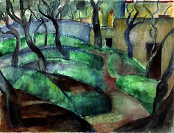 Anita Rée, Gärten in Positano Anita Rée, Gärten in Positano